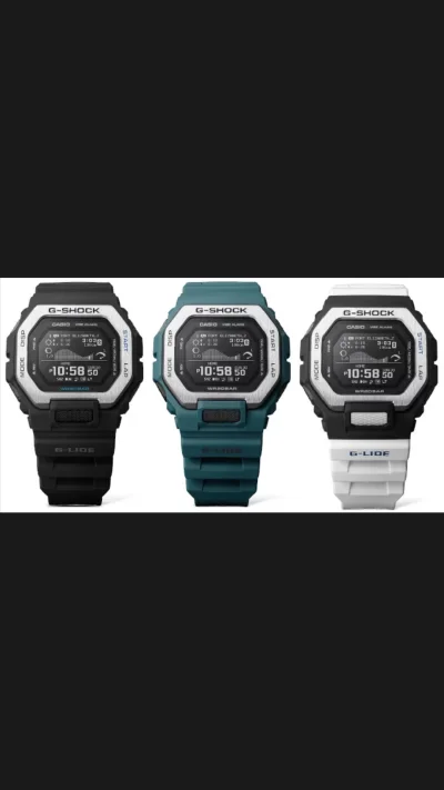 B.....u - Nowinka od Casio
G-LIDE GBX-100
zegarek dostepny w maju za 219$

#zegar...