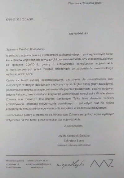 AlternatywnyKaloryfer - Ministerstwo zdrowia wprowadza cenzurę, bo konsultaci wojewód...