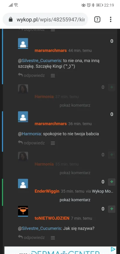 marsmarchmars - @Harmonia @EnderWiggin hehe 0 jesteście u mnie na czarno.