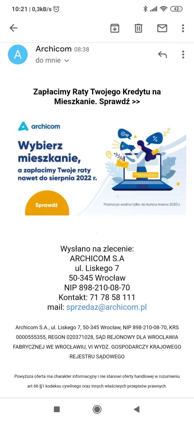 FotDK - Ułaa. Dzieje się. I to Archicom, który chyba nie stoi na glinianych nogach.

...