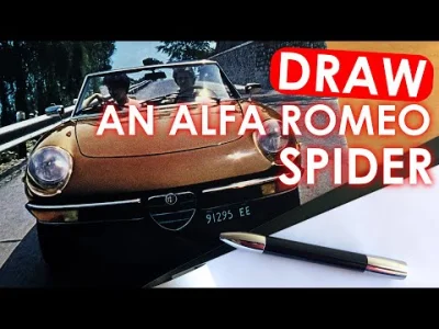 Sottosopra - Jak narysowac AR Spider Duetto - w sam raz na kwarantannę 
#alfaromeo #...