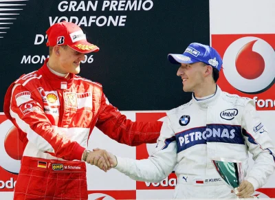 Mothman- - Michael Schumacher i Robert Kubica. Monza 2006
Piękne jest to zdjęcie 乁(♥...