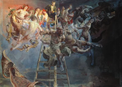 Felix_Felicis - "Błędne koło", Jacek Malczewski, 1897

#obraz #sztuka #malarstwo #p...