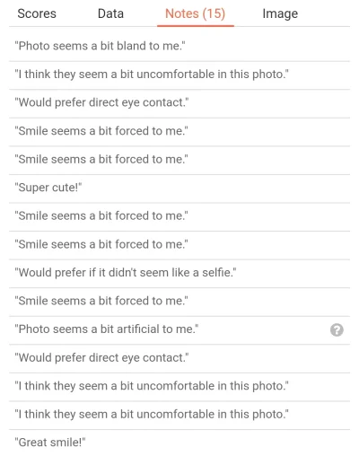 Still22lvlCrock - "anon uśmiechnij się, dziewczyny to lubią!"
#przegryw #photofeeler