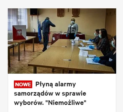 spere - Z całej Polski płyną alarmy samorządów ws. wyborów prezydenckich. "Niemożliwe...