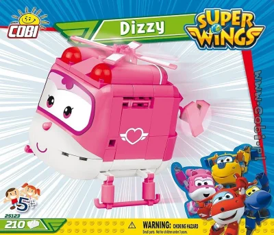 C.....m - Kupiłem niedawno jeden z tych różowych helikopterków z Super Wings od #cobi...