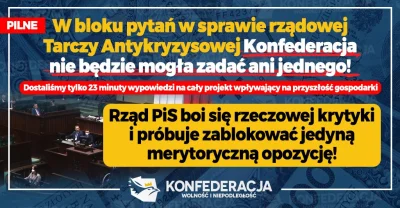 wojak150 - Konfederacja nie może zadawać pytań...

#sejm #konfederacja #polityka