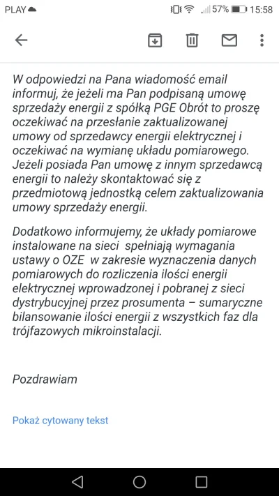 luki9939393 - Na pytanie do PGE czy otrzymam licznik, który bilansuje na bieżąco wszy...