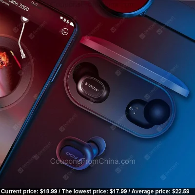 n____S - QCY T2C TWS Bluetooth Earphones - Gearbest 
Cena z kuponem: $18.99 (77,31 z...
