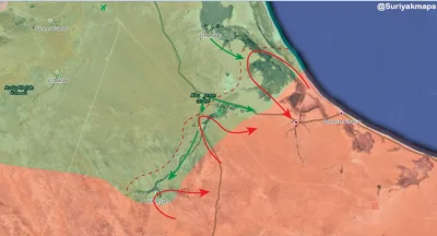 wykopix - Ruchy wojsk w Libii na froncie w okolicach Syrty.
Tak wiem to skomplikowan...
