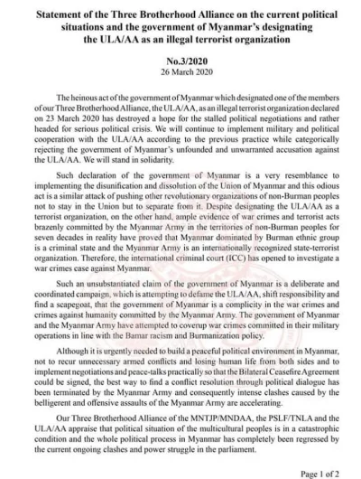 wykopix - Armia Mjanmy odrzuciła propozycje traktatu pokojowego z Arakan Army.

htt...