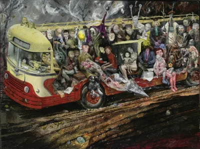 UrbanNaszPan - Czerwony autobus (1961)
Bronisław Wojciech Linke

#art #sztuka #mal...
