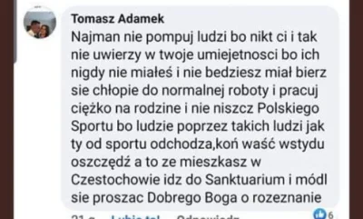 MarianPazdzioch69 - Panie Najman jak to napisał Tomasz Adamek nie masz żadnych umieje...
