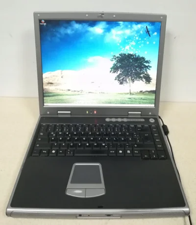 Tippler - Stary laptop do przeglądania Internetu, zdjęć (Windows XP, Intel M420 1.6Gh...