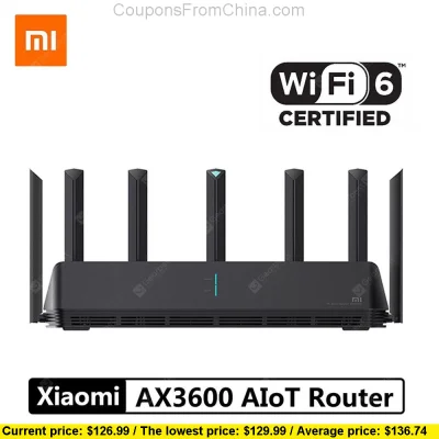 n____S - Xiaomi AloT Router AX3600 - Gearbest 
Kupon: J467DDD2D7227001
Cena z kupon...