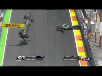Green81 - @Armo11: Mark Webber jest niespełnionym lotnikiem, tutaj lot bolidem Redbul...