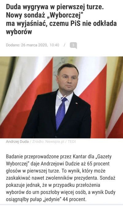 jar86 - Czas gra przeciwko dudzie i wiedzą o tym dobrze, ze w przypadku przełożenia s...