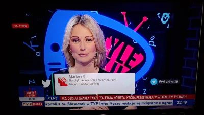 makseo - Trzeba kiedyś zrobić wykopkowy nalot na tag #wtylewizji na twitterze. #tvpis...