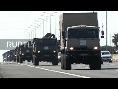 Neto - Szykuje się piękny obrazek - konwoje rosyjskich ciężarówek wojskowych na ulica...