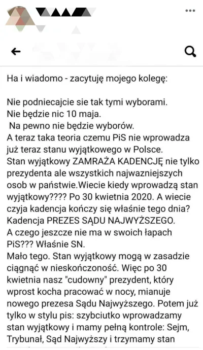 zagu - Docierają już do Was jakieś teoriale spiskowe w związku z działaniami rządu, w...