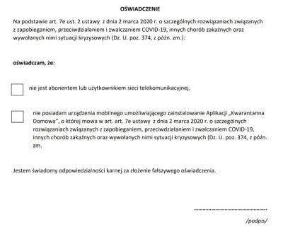 wigr - @SzubiDubiDu: Wtedy ktoś taki musi złożyć oświadczenie, że nie posiada urządze...