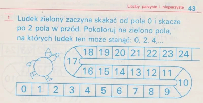 tomekgz - Pierwsze ćwiczenie z liczb parzystych/nieparzystych.
#matematyka