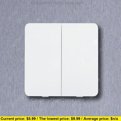 n____S - Yeelight Smart Double Switch - Gearbest 
Cena: $8.99 (37,87 zł) + $0.33 za ...