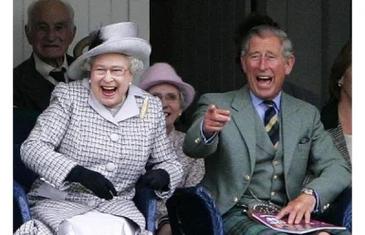 mug3n - Reakcja Królowej Elżbiety II na natychmiastowe problemiki wnuczka, który z żo...