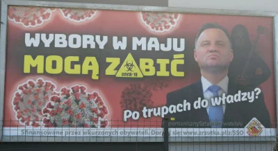 m.....0 - Takie tam na wjeździe do miasta #slaskie #wyboryprezydenckie2020 #polityka