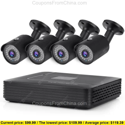 n____S - Stalwall KA1008 8CH 1080P AHD DVR 4x Camera KIT - Gearbest 
Cena w aplikacj...