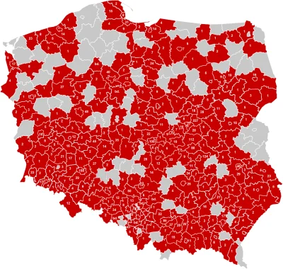 BobMarlej - Aktualizacja mapy Polski - stan na 3 kwietnia, wieczór (woj, kujawsko-pom...