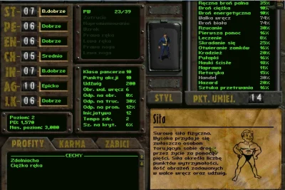 Golan123 - Siema, gram po raz pierwszy w #fallout2 i zastanawiam się czy źle nie dobr...