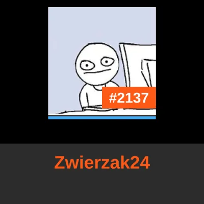 boukalikrates - @Zwierzak24: to Ty zajmujesz dzisiaj miejsce #2137 w rankingu! 
#codz...