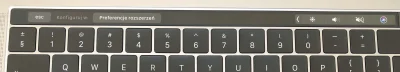 mateks - Mam problem z MacBookowi. Touchbar cały czas pokazuje Konfiguruj w: Preferen...
