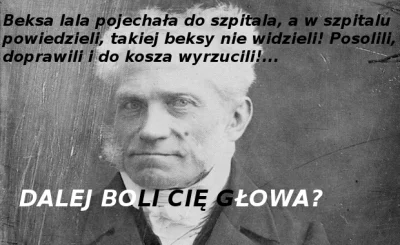 mutozostaw - #schopenhauer #heheszki