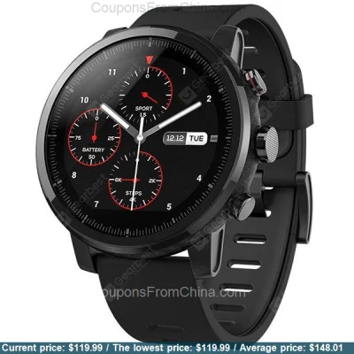 n____S - Xiaomi Huami Amazfit 2 English Version - Gearbest 
Cena: $119.99 (508,99 zł...