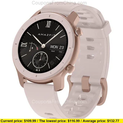 n____S - Xiaomi AMAZFIT GTR 42mm Smart Watch Global Pink - Gearbest 
Cena jest widoc...