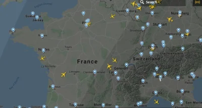 Pieskor - Ruch lotniczy nad Francją na godz. 22:00.

Coś nie do pomyślenia - jeszcz...