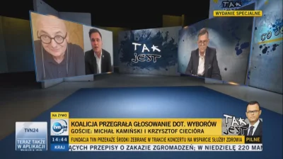 Kielek96 - Fajnie wygląda ten wywiad, który jest przeprowadzany zdalnie
#koronawirus...