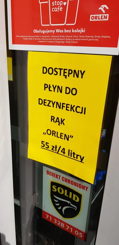 krzemas - We Wrocławiu można już kupić płyny do dezynfekcji. Na pewno na stacji koło ...