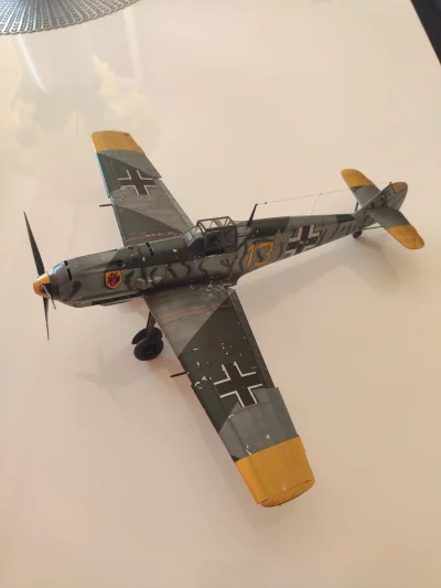 wicieyy - Wolno plusa Messerschmittowi Bf109E4? #modelarstwo