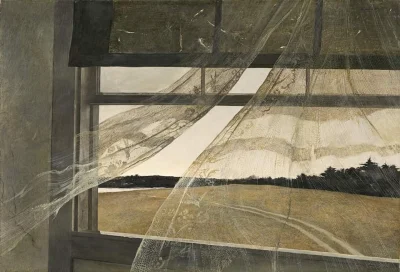 Catit - Andrew Wyeth- "Wind from the Sea" (1947)

#sztuka #malarstwo #catart