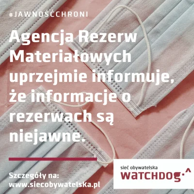 WatchdogPolska - Czy informacja, ile testów na koronawirusa zakupiła Agencja Rezerw M...