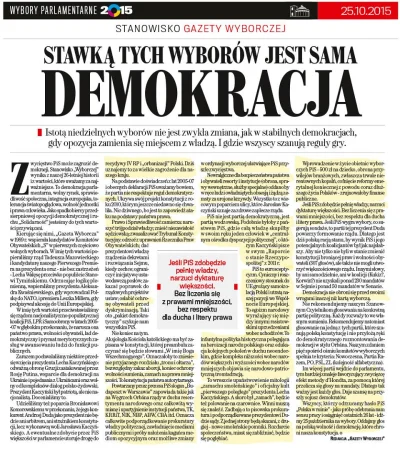 Thon - Okładka Gazety Wyborczej z 23.10.2015 r.

#neuropa #polska #polityka #sejm #...