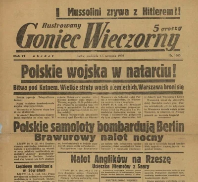 Renard15 - "Polskie samoloty bombardują berlin, kolumny wojska zmierzają na zachód by...