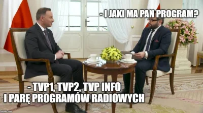 januszzczarnolasu - > Siema, pracuję w TVP i zajmuję się opracowaniem wyniku wyborów....