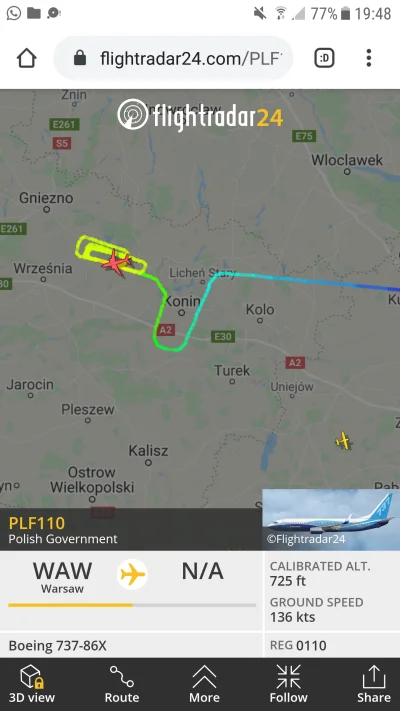 talinka - Mirki wiecie coś może o tym samolocie?
#flightradar24
