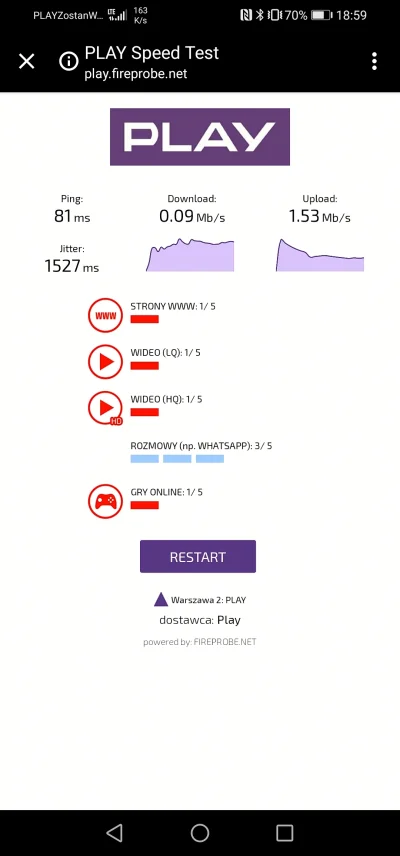 Jim18 - @ZeT_: się kurka znacie na prędkościach! A tak BTW, czemu mam zasięg LTE, do ...