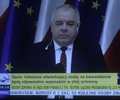 Niss - I co, będą zmieniać ten strój po każdym doręczeniu pakietu osobie na kwarantan...