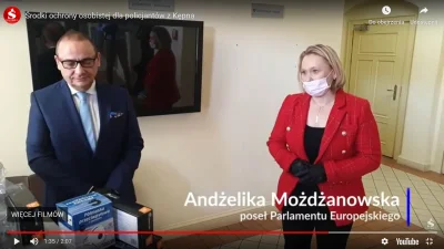 Sebgat - #Europosel #PiS Angelika Możdżanowska w maseczce pod nosem (－‸ლ)

Czy oni ...